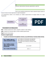 Formalización de proposiciones lógicas