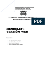 Mendeley Version Web