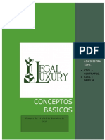 Conceptos Basicos. lEGAL LUXURY