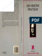 Benoît Mandelbrot - Los Objetos Fractales - Forma, Azar y Dimensión (1996, Tusquets)