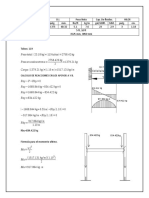 Calculo de Resistencia Estructura en H