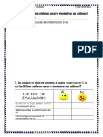 Actividad Sobre El Cuidado Del Rio