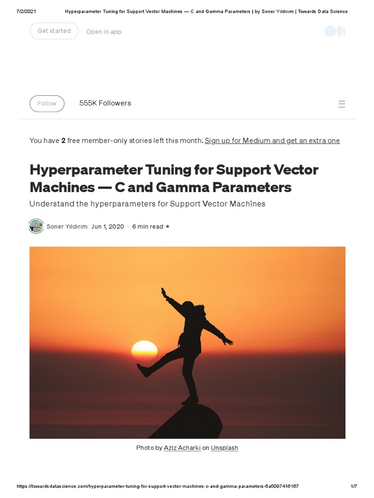 Hyperparameter Tuning For Support Vector Machines - C and Gamma ...