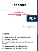 Sección 1. Metodología de Diseño de Redes