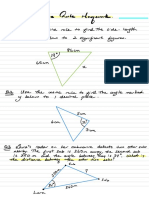 Cosine Rule Homework Sheets