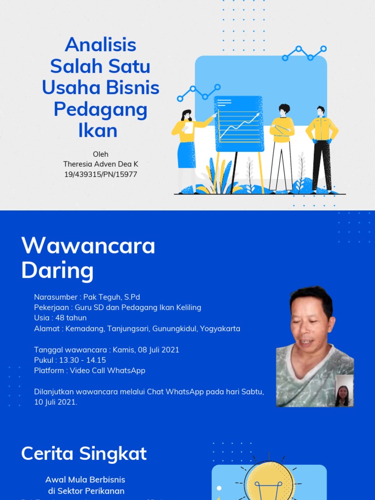 Usaha Ikan Segar Keliling Pak Teguh | PDF | Memasak, Makanan, & Anggur