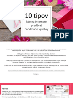 10 Tipov Kde Na Internete Predavat Svoje Handmade Vyrobky