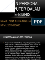 PERAN PERSONAL COMPUTER DALAM E-Bisnis