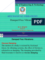 Vibration - Introduction3 - Damped Vibration
