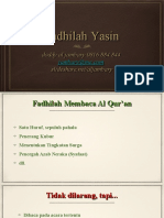 Dokumen, Fadhilah Yasin