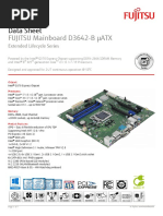 FUJITSU Mainboard D3642-B ATX: Data Sheet