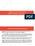 AppSec A3-Sensitive Data Exposure