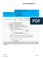 Course Booking Form-IsO 22000,2018 FSMS