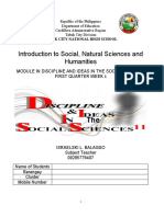 Dicipline in Social Science Week 1