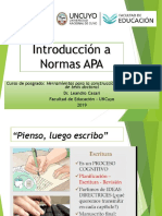 Introducción a las Normas APA