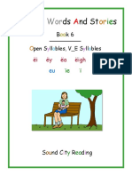 Book 6 Open Syllables V-E Syllables