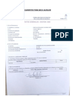 Documentos para Beca Auxiliar