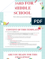 Student Choice Board For Middle School by Slidesgo
