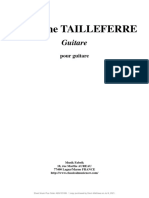 Germaine Tailleferre Guitare For Guitar