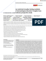 Can Intermittent, Time-Restricted Circadian Fasting Modul Atecutaneous Severity of Dermatological Disorders - Insights Froma Multicenter, Observational, Prospective Study