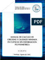 Manual de Cálculo de Crecidas y Caudales Mínimos Sin Información Fluviométrica DGA