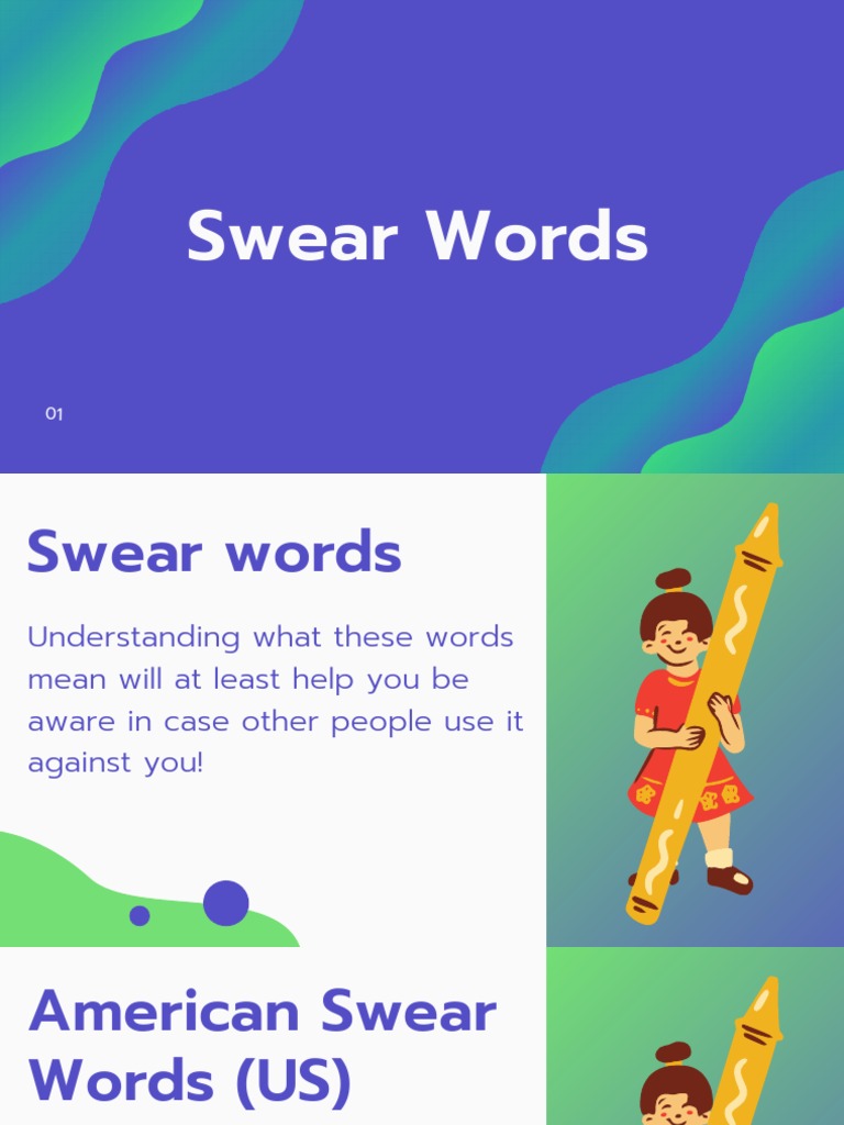 Common English Swear Words Explained | PDF | Profanity | Vocabulary