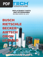 Busch Vacuum Pump Parts Catalogue | PDF | Internal Combustion Engine ...