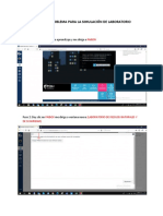 Paso A Paso de Problema para La Simulación de Laboratorio Riesgos de Oficina