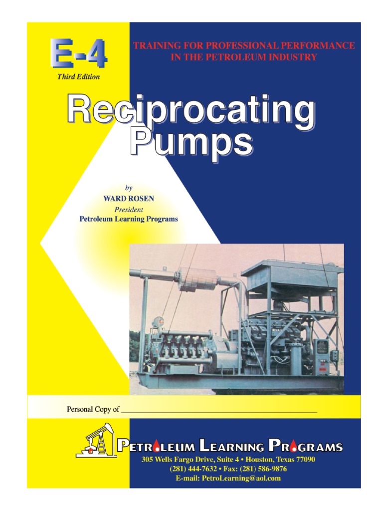 PLP E42003, Reciprocating Pumps3rd EdRosen PDF Pump Pascal (Unit)