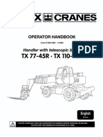 Terex TX77 Operator