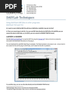 DASYLab Technical Note-LabVIEW and MATLAB