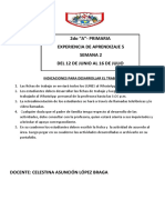 Ficha de Trabajo Del 12 Al 16 de Julio