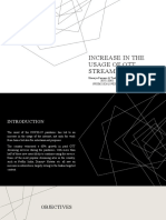 Increase in The Usage of OTT Streaming Services - Shaurya Parnami & Tushar Jain Presentation