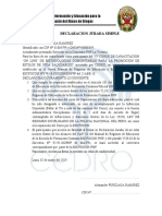 Declaración Jurada 2019 (Policía)