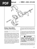 Service Manual SM01 - 003 - 010.00: Brakes, Recondition