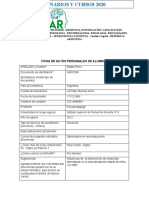 CURSOS Ficha de Datos Personales