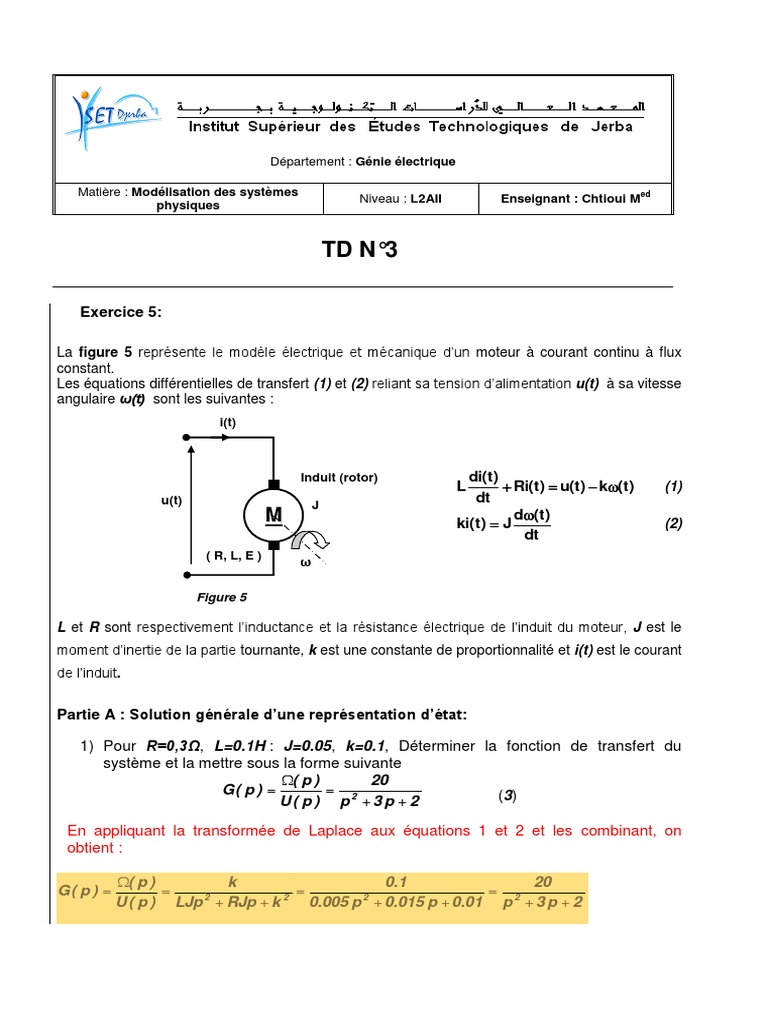 Corrigé de l'exercice 5 TD3 | PDF | Enseignement des mathématiques ...