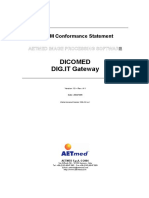 Dicomed DIG - IT Gateway: DICOM Conformance Statement