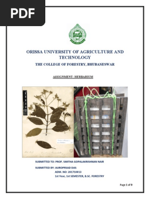 Herbarium Auroprasad Das