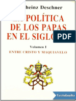 La Politica de Los Papas en El Siglo XX Vol 1 - Karlheinz Deschner