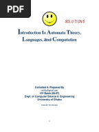 Introduction to automata theory, languages and computation solutions for chapter 3 picture