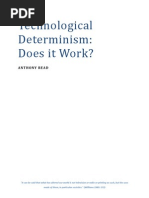 Download Technological Determinism - Does it Work by Anthony Read SN51582906 doc pdf