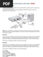 Configuração do Modem CH8568 em Bridge | PDF | Wi-Fi | Rede de computadores