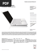 Satellite L850: A Class Act, Inside and Out