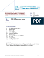 Tabla de Contenido: Elaborada