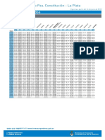 Horarios Constitucion La Plata Domingos y Feriados