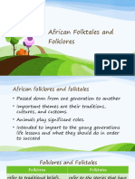 African Folktales and Folklores