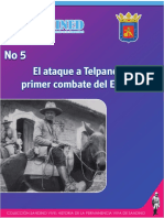 No 5 El Ataque A Telpaneca, Primer Combate Del EDSNN.