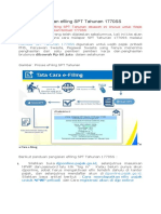 Petunjuk pengisian efiling SPT 1770SS