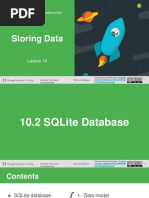 10.2 SQLite Database